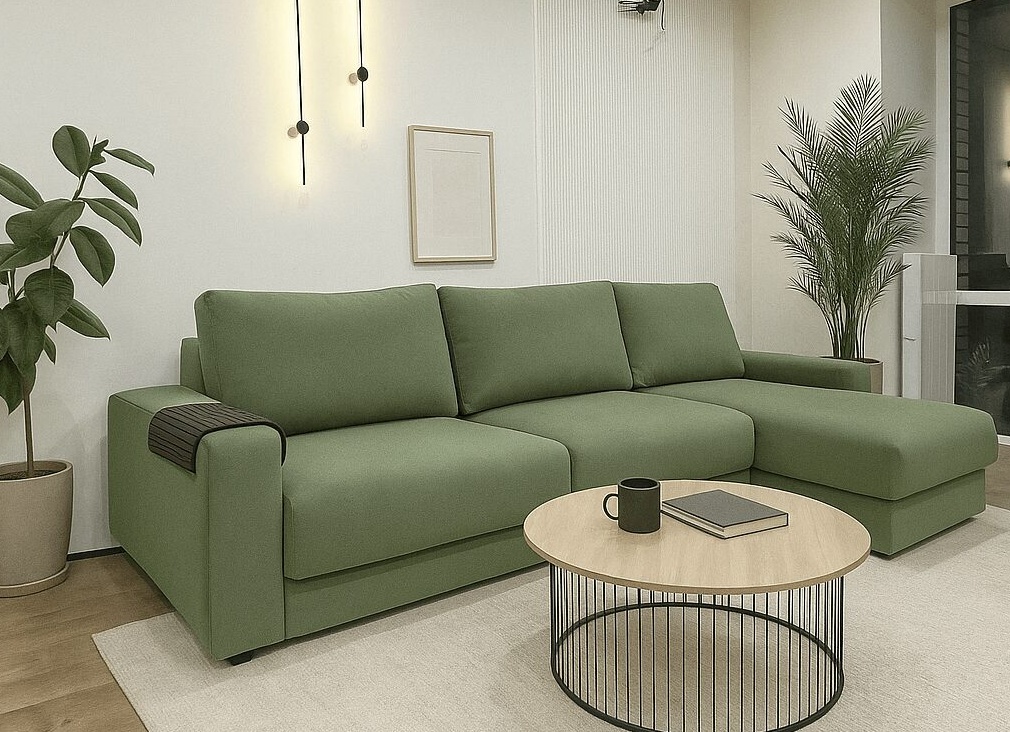 Диван Dante с оттоманкой длина 3100 мм